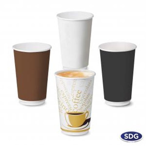 SDG BICCHIERI BROWN in CARTONCINO per BEVANDE CALDE da 9OZ Pz.1000 SDG - 42278 - F001276
