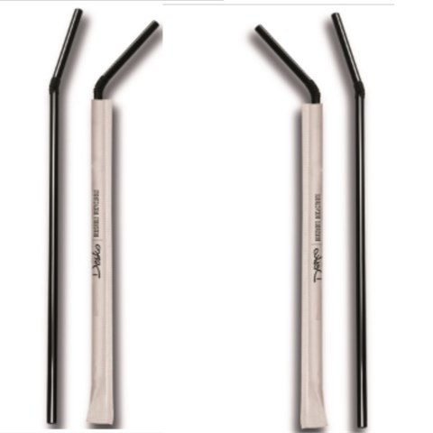  CANNUCCE IMBUSTATE in PP NERE con SNODO Ø5 Mm.240 Pz.5000  - 46006 - F000322