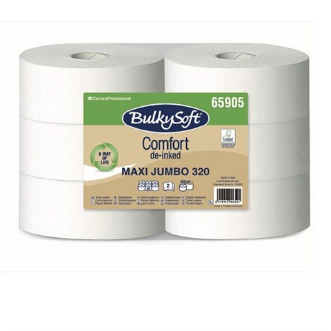 BulkySoft CARTA IGIENICA MAXI JUMBO COMFORT Mt.320 Pz.6 BulkySoft - 45621 - F001178