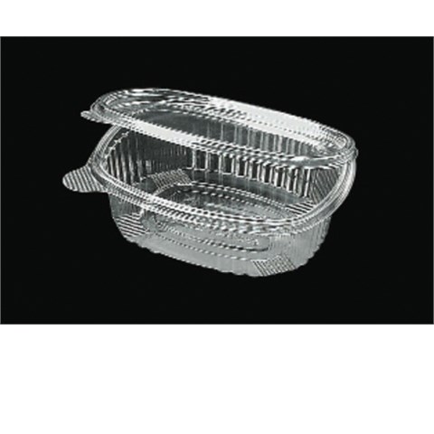  CIOTOLE OVALI in PET con COPERCHIO G2 Cc.500 Pz.300  - 44075 - F001931