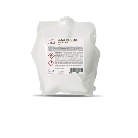 DERMOMED GEL MANI DISINFETTANTE LAURIT DERMOMED in SACCA da Ml.800 DERMOMED - 44760 - F001399