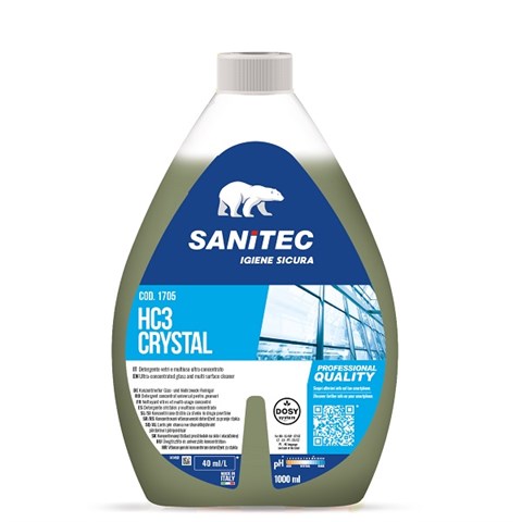 SANITEC DETERGENTE VETRI, SPECCHI e SPOLVERO 