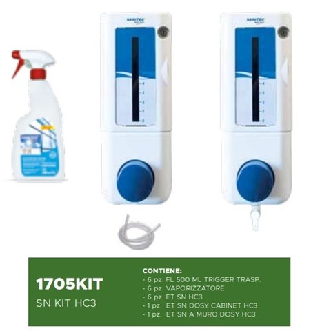 SANITEC KIT HC3 VETRI, SPECCHI e SPOLVERO Ml.500 SANITEC - 44742 - F001399