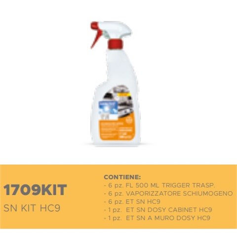SANITEC KIT HC9 SGRASSATORE SUPERFICI Ml.500 SANITEC - 44744 - F001399