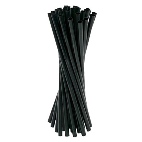  CANNUCCIA NERA in BIOCOMPOST BIODEGRADABILE Cm.15 Mm.Ø8 Pz.3000  - 45714 - F000543