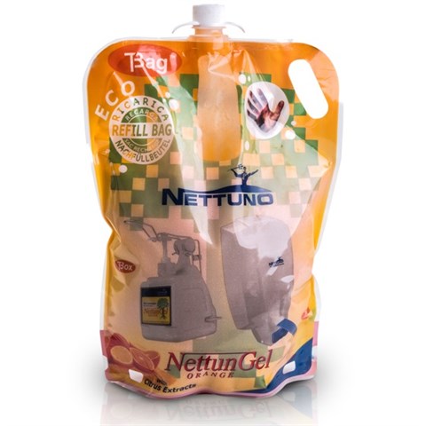  SACCA T- BAG PASTA LAVAMANI NETTUNGEL ORANGE Ml.3000  - 44797 - F000607