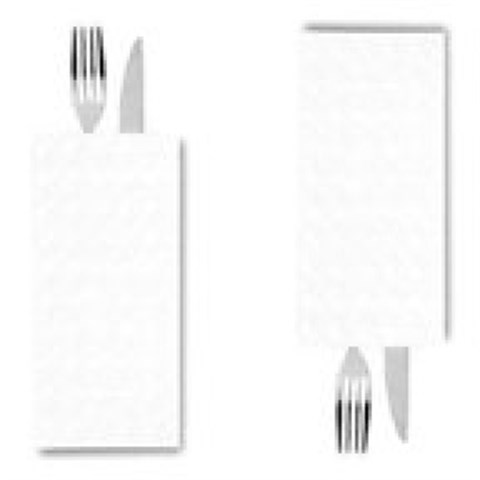  BUSTA PORTAPOSATE BIANCO + TOVAGLIOLO 2v 40x40 Pz.500  - 45438 - F001735