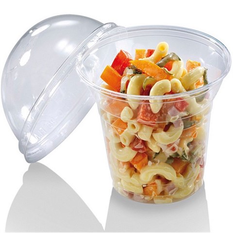 SDG SALAD SHAKER BIODEGRADABILE in PLA TRASPARENTE Ml.200 (alla tacca) Pz.1000 SDG - 45062 - F001276