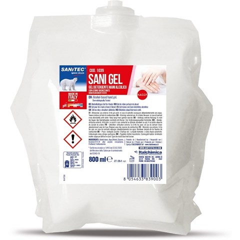 SANITEC SANI GEL IGIENIZZANTE MANI Ml.800 SANITEC - 45709 - F001399