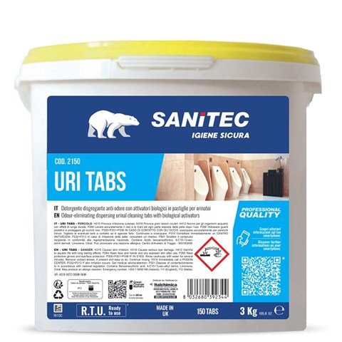 SANITEC URI TABS PASTIGLIE PER URINATOI Kg.3 SANITEC - 44384 - F001399