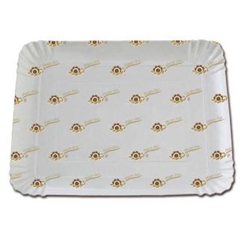 DELPIN VASSOI RETTANGOLARI BIANCO PERLATO n°2 BIS Cm.13,5x20 Kg.5 DELPIN - 50159 - F001292