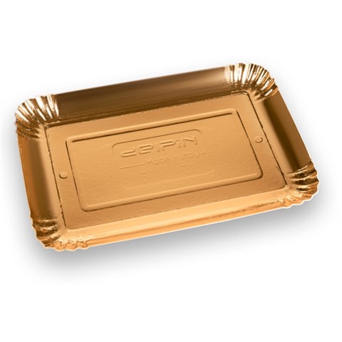DELPIN VASSOI RETTANGOLARI ORO n°1 Cm.11x15,5 Kg.5 DELPIN - 50221 - F001292
